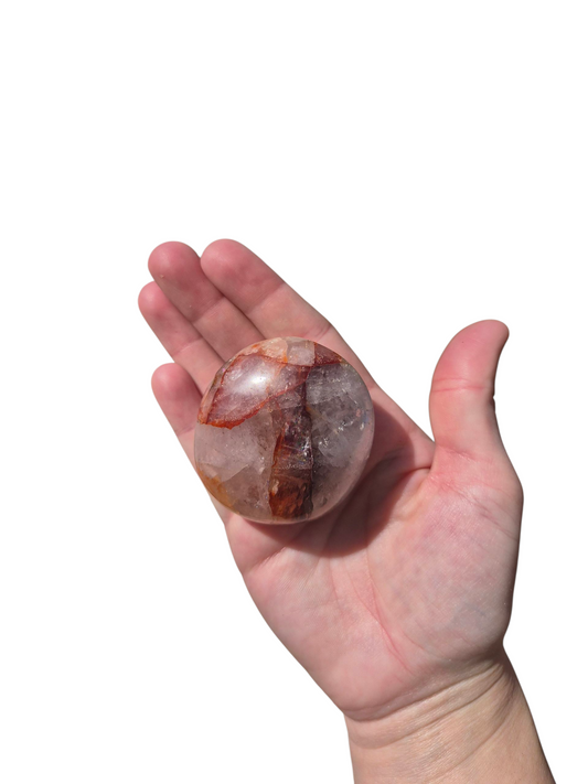 Fire Quartz Palmstone