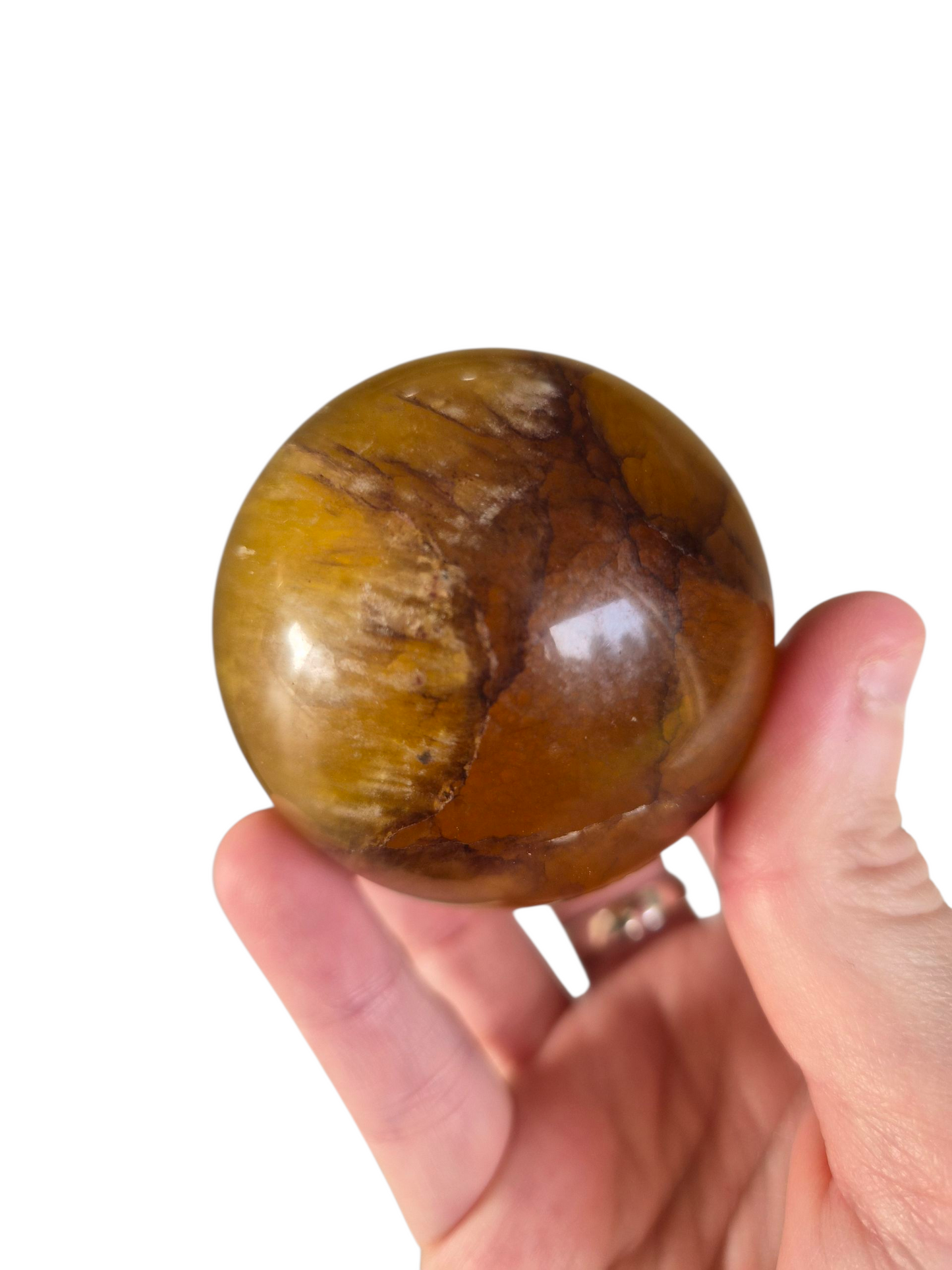 Yellow Fluorite Sphere