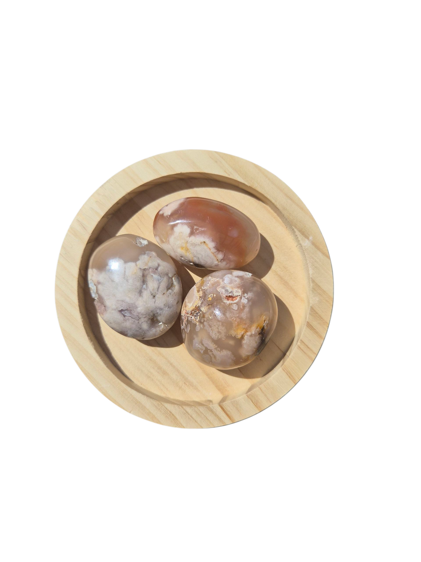 Flower Agate Palmstone