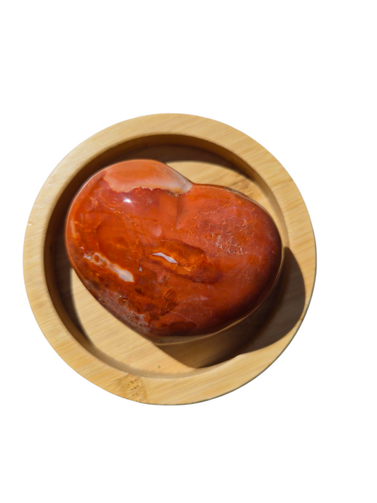 Carnelian Heart Carving 376