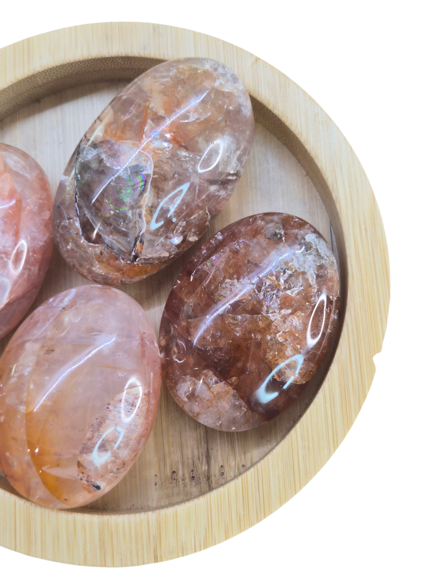 Fire Quartz Palmstone