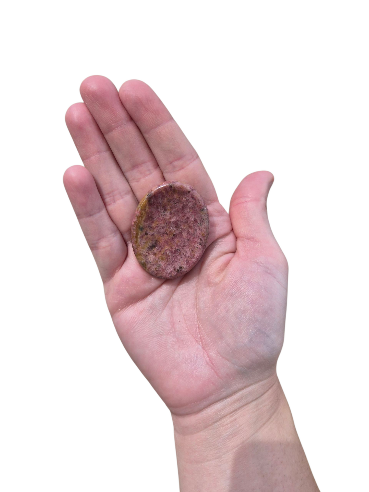Rhodonite Worry Stone
