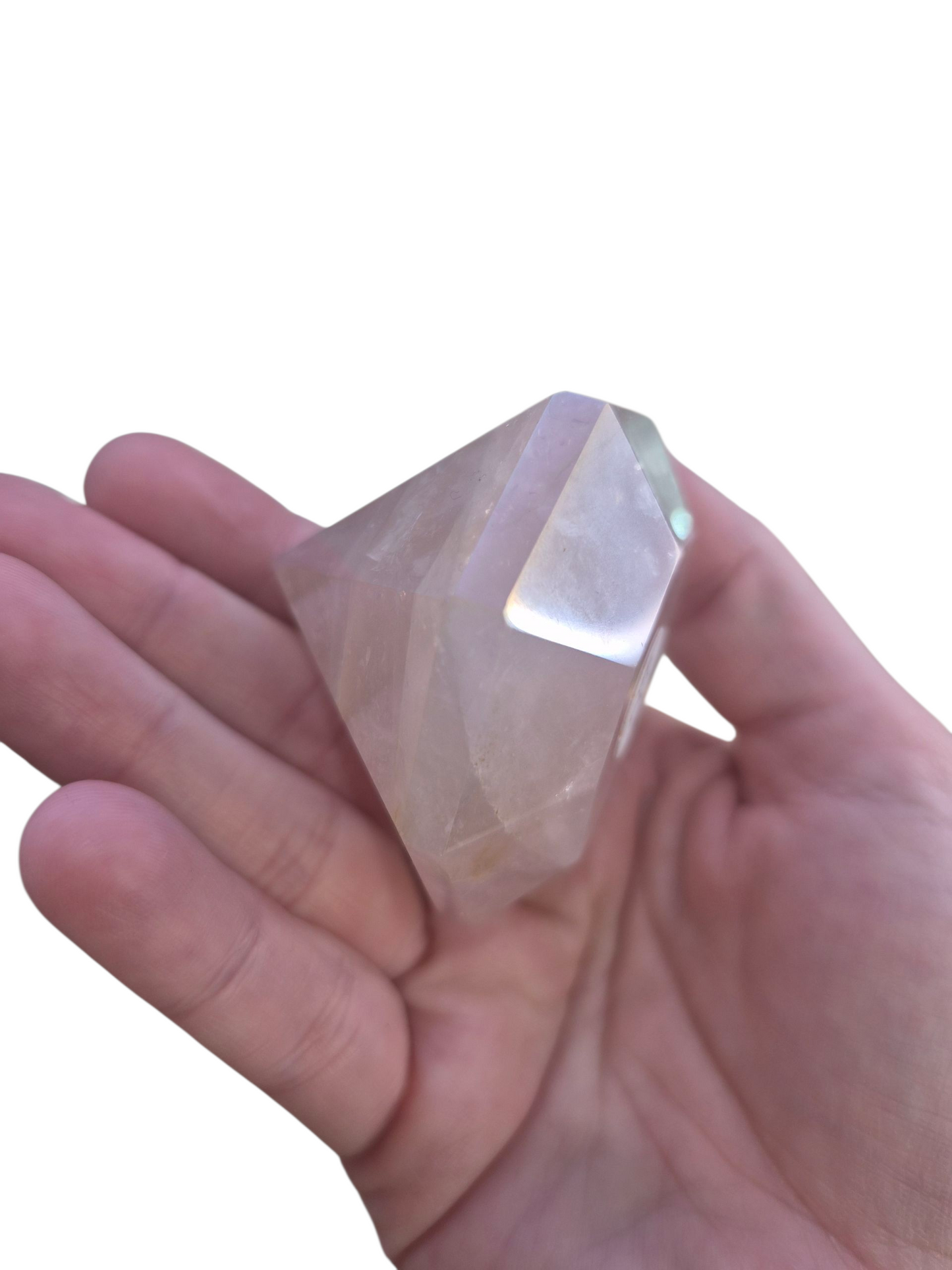 Rose Quartz Aura Diamond #B