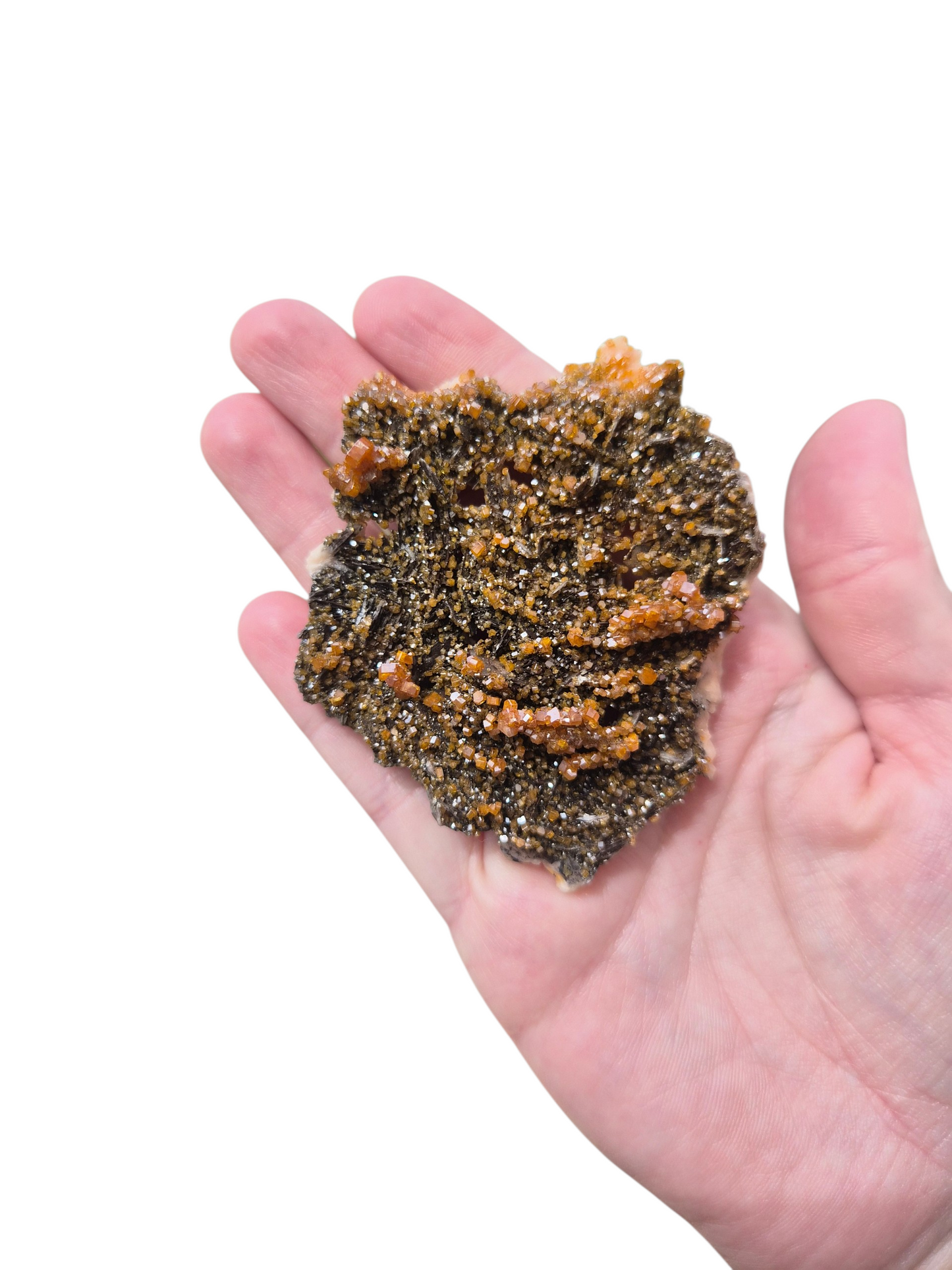 Vanadinite & Black Barite - Morocco 75