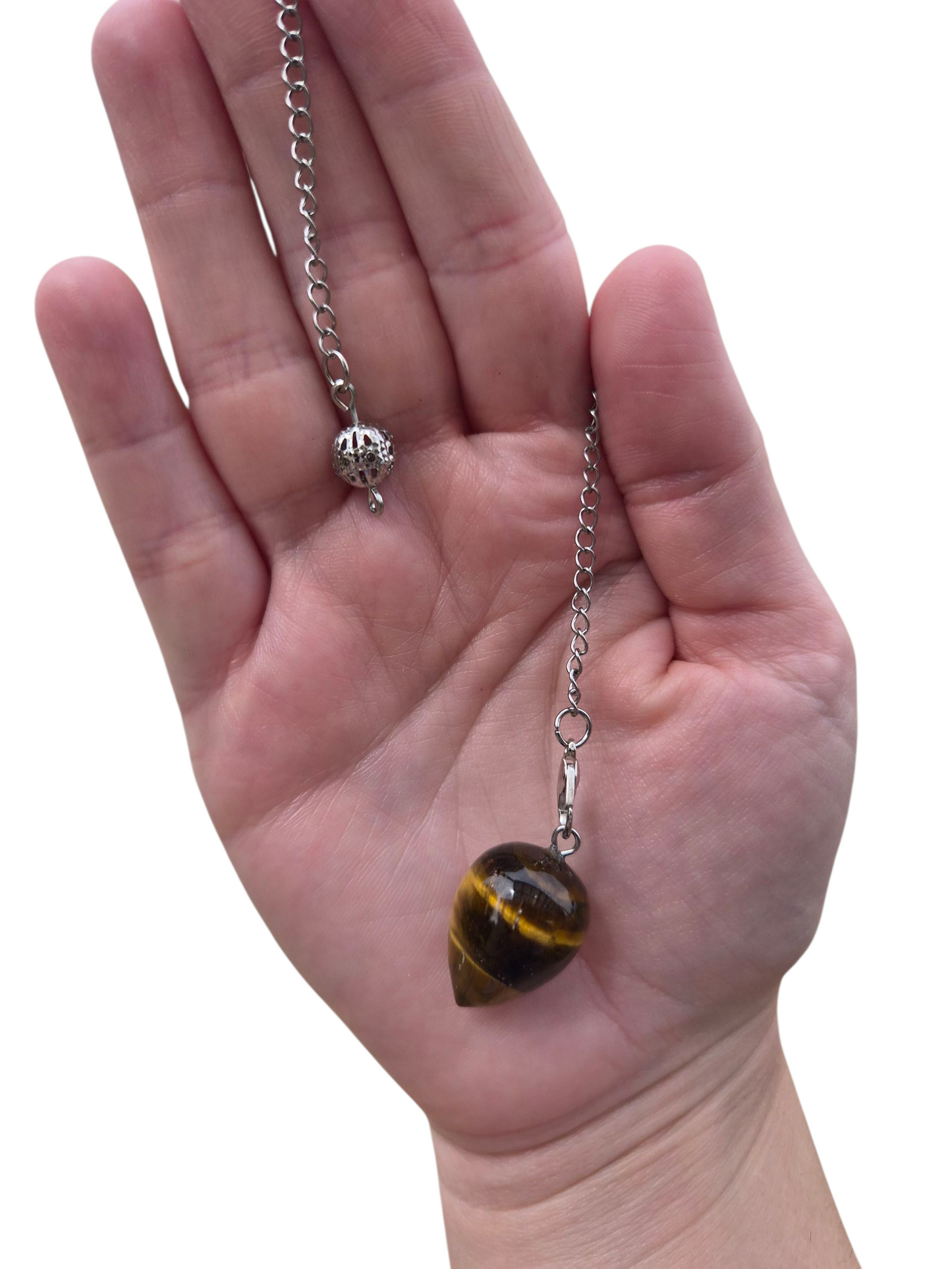 Tigers Eye Mini Pendulum (Tear drop)