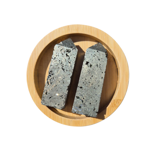 Pyrite Druzy Tower