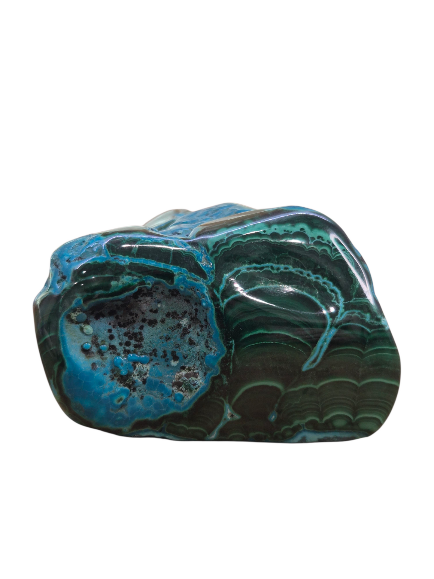 Malachite and Chrysocolla Freeform 437