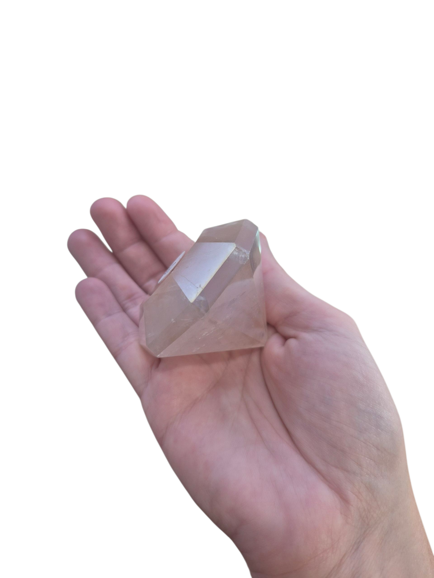 Rose Quartz Aura Diamond #A