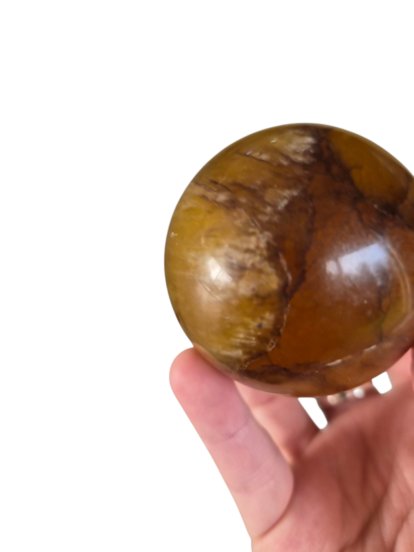 Yellow Fluorite Sphere