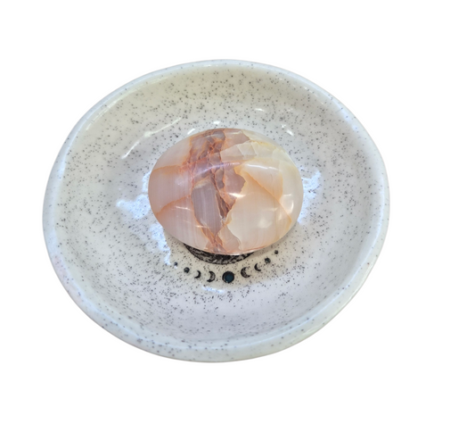 Peach Onyx Palmstone