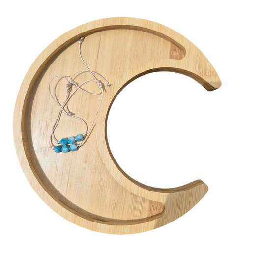 Larimar 3 Bead Bracelet