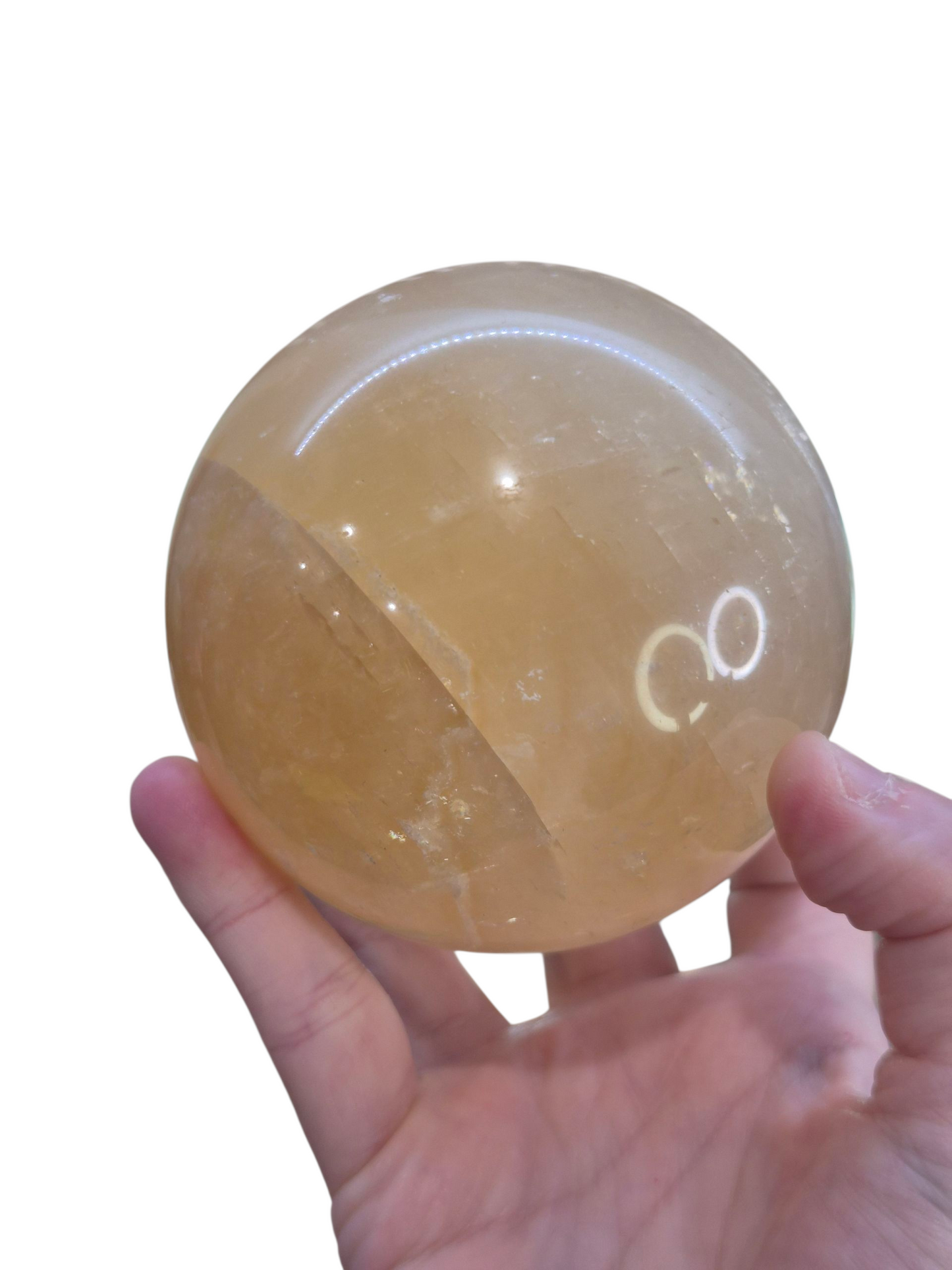 Honey Calcite Sphere 766
