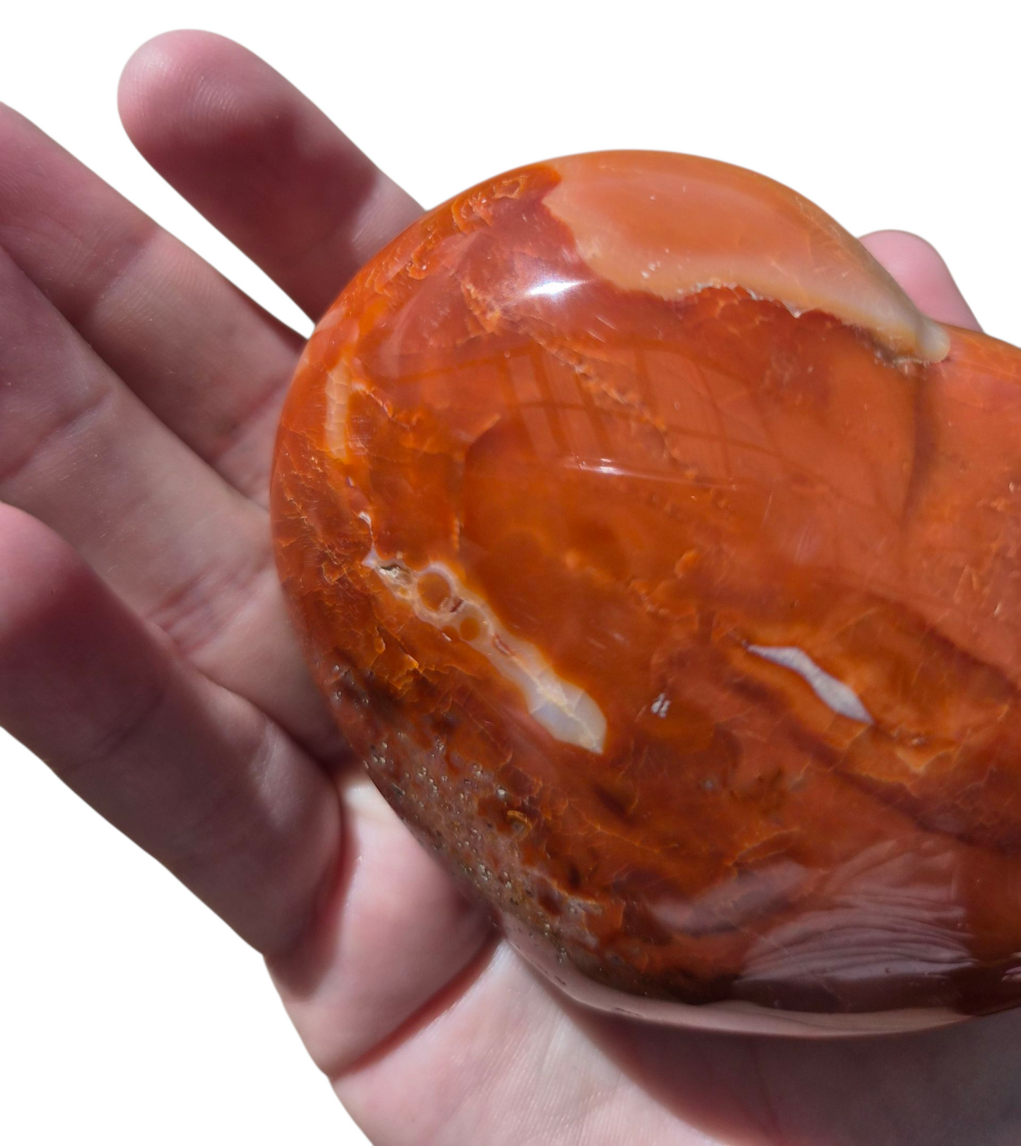 Carnelian Heart Carving 376