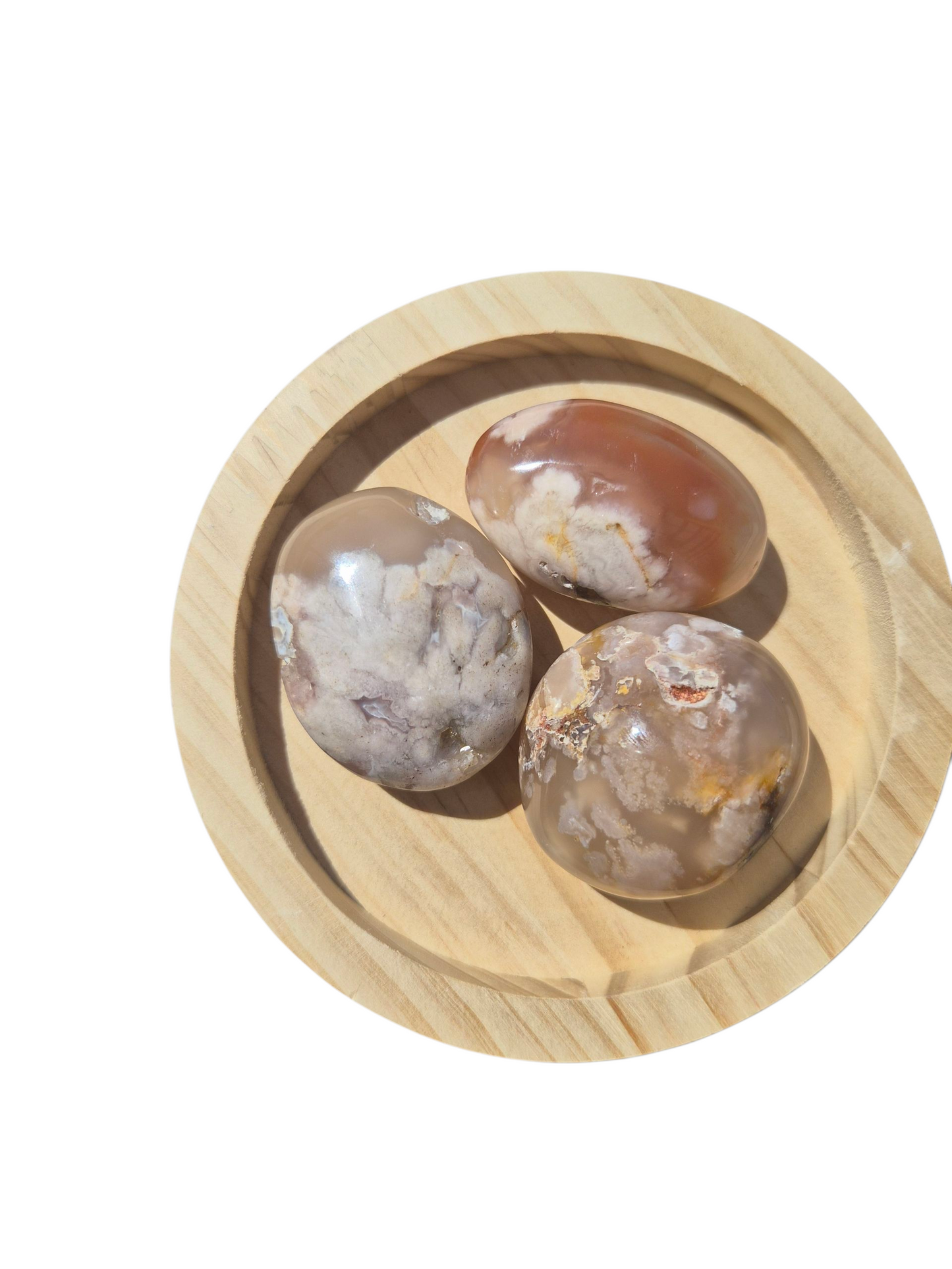 Flower Agate Palmstone