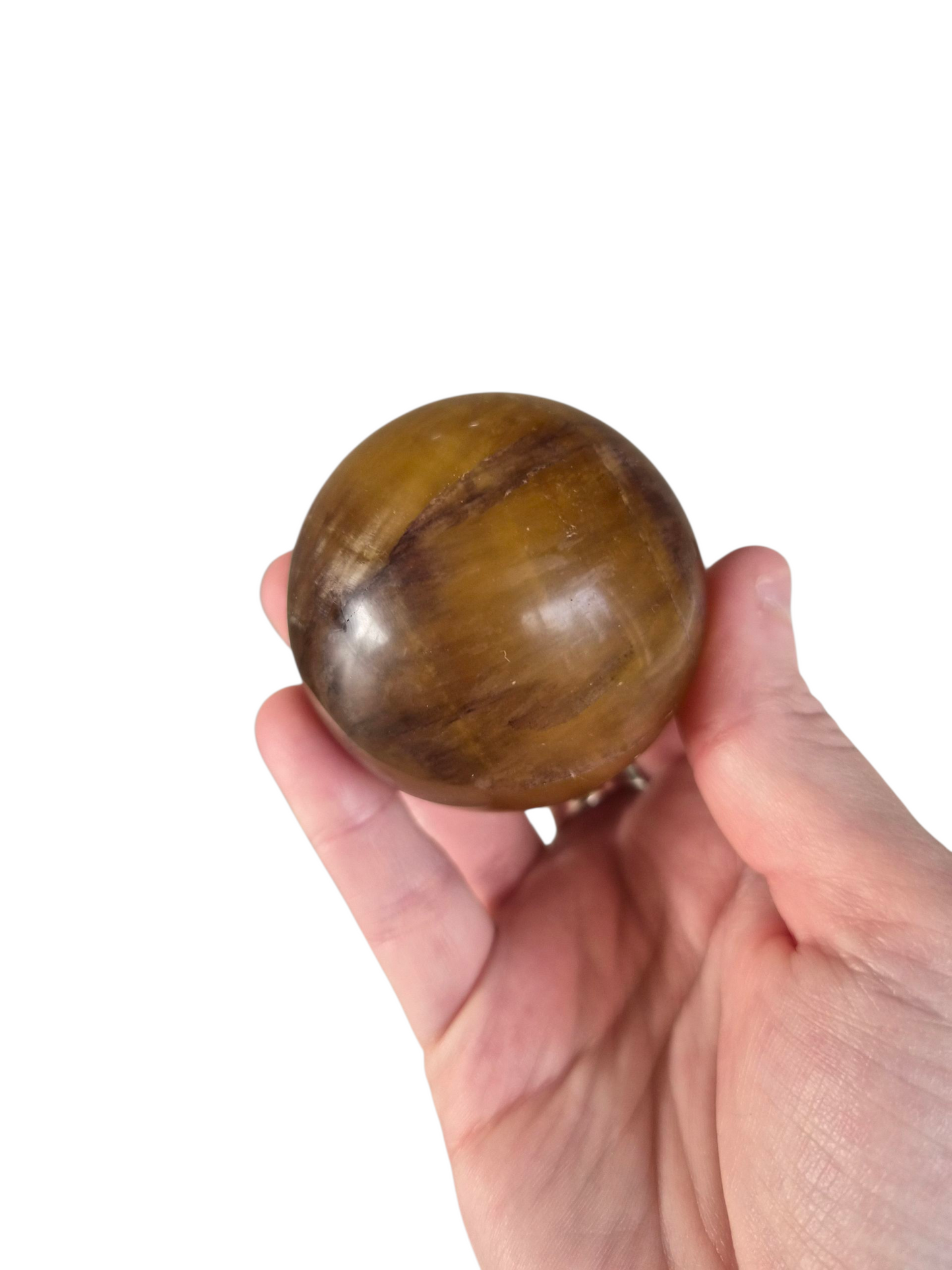 Yellow Fluorite Sphere
