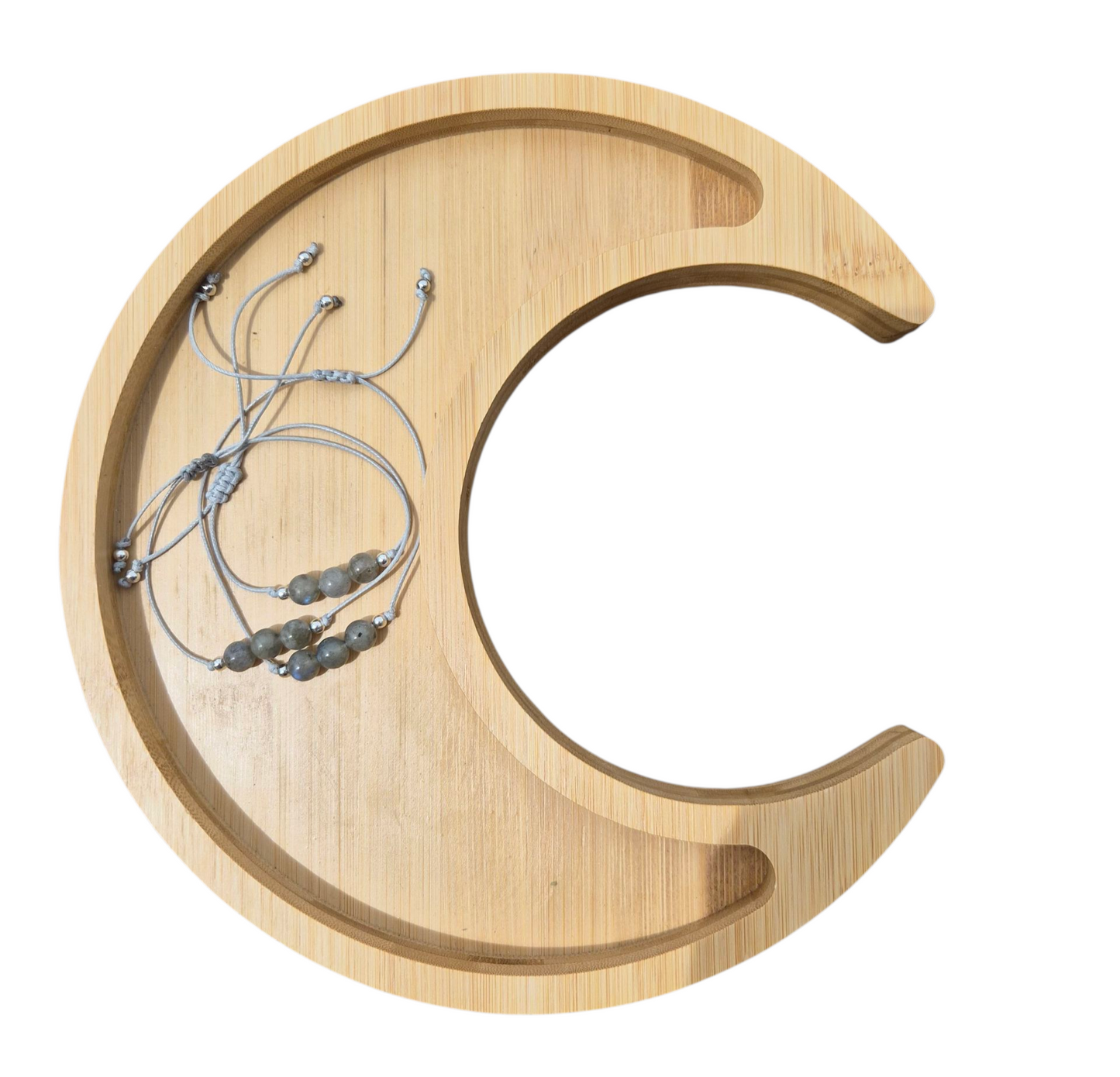 Labradorite 3Bead Bracelet