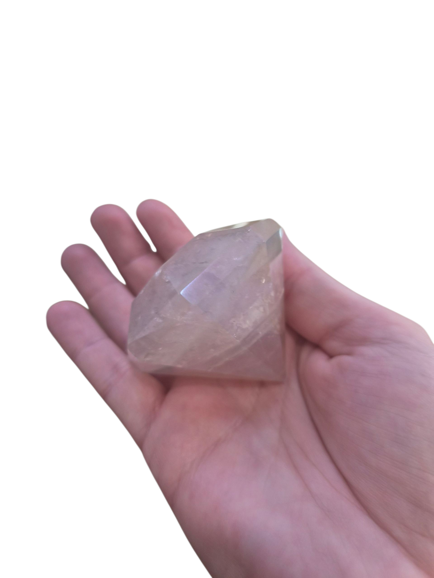 Rose Quartz Aura Diamond #B