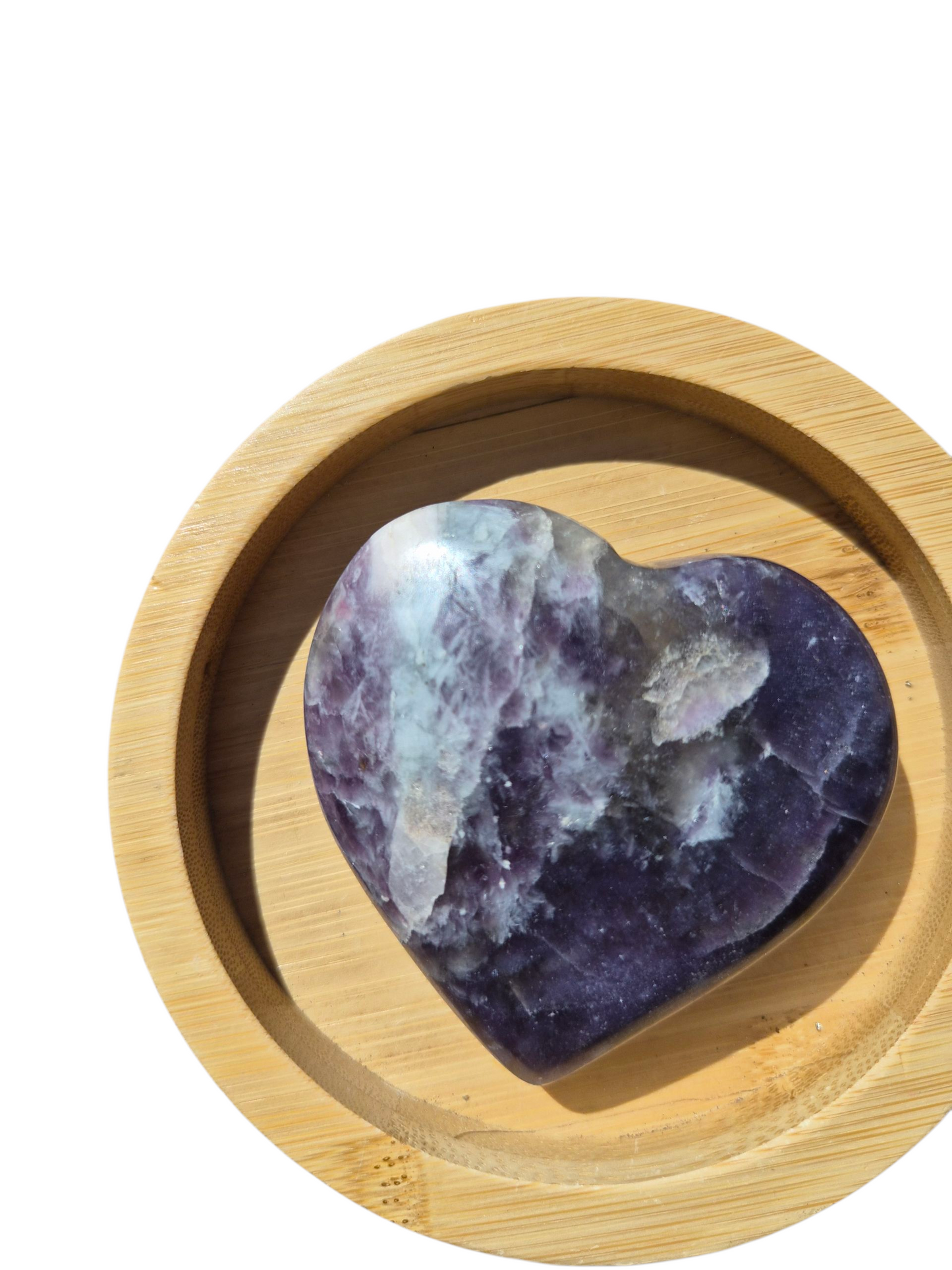 Lepidolite Heart 220