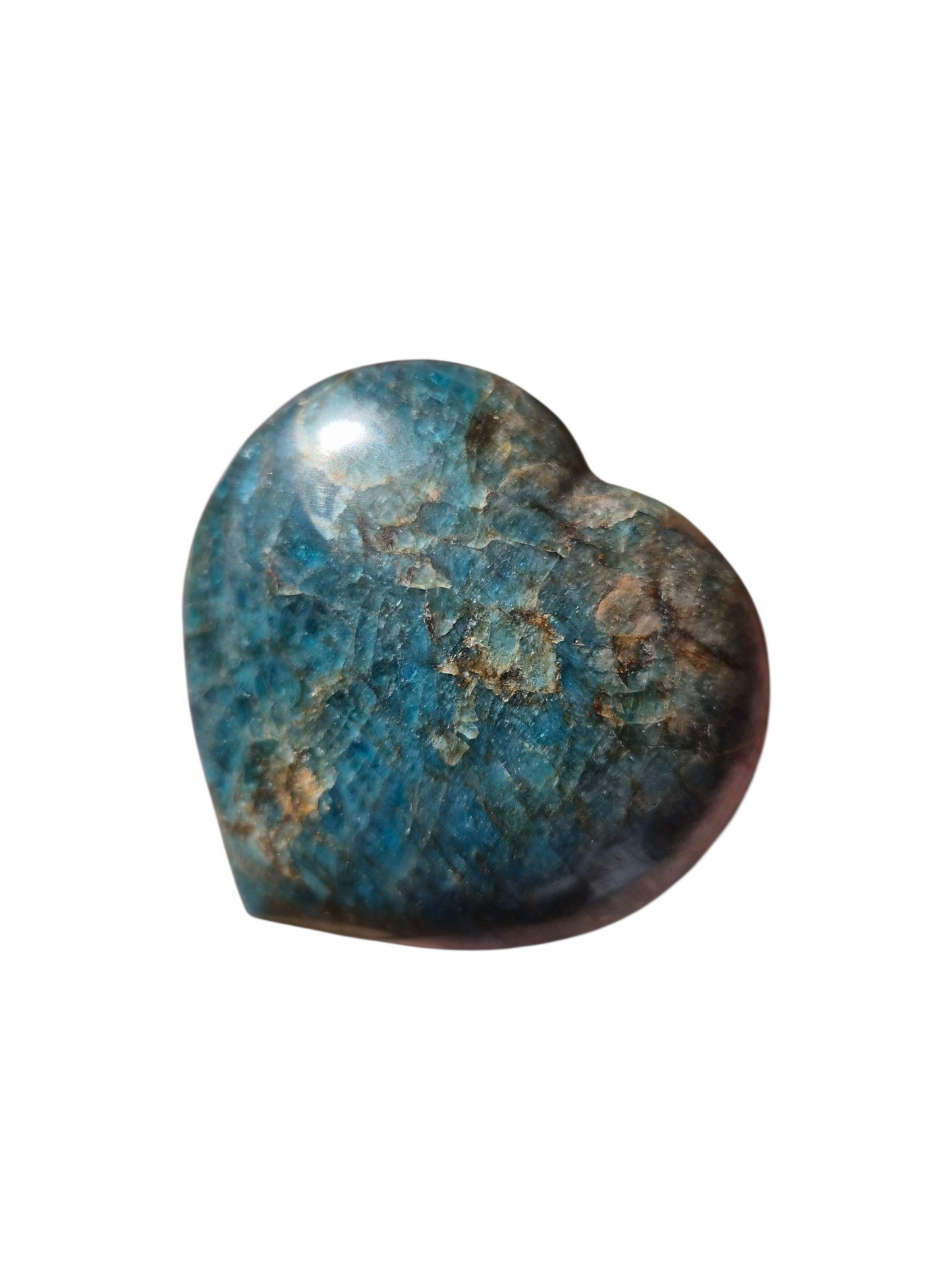 Blue Apatite Heart 150