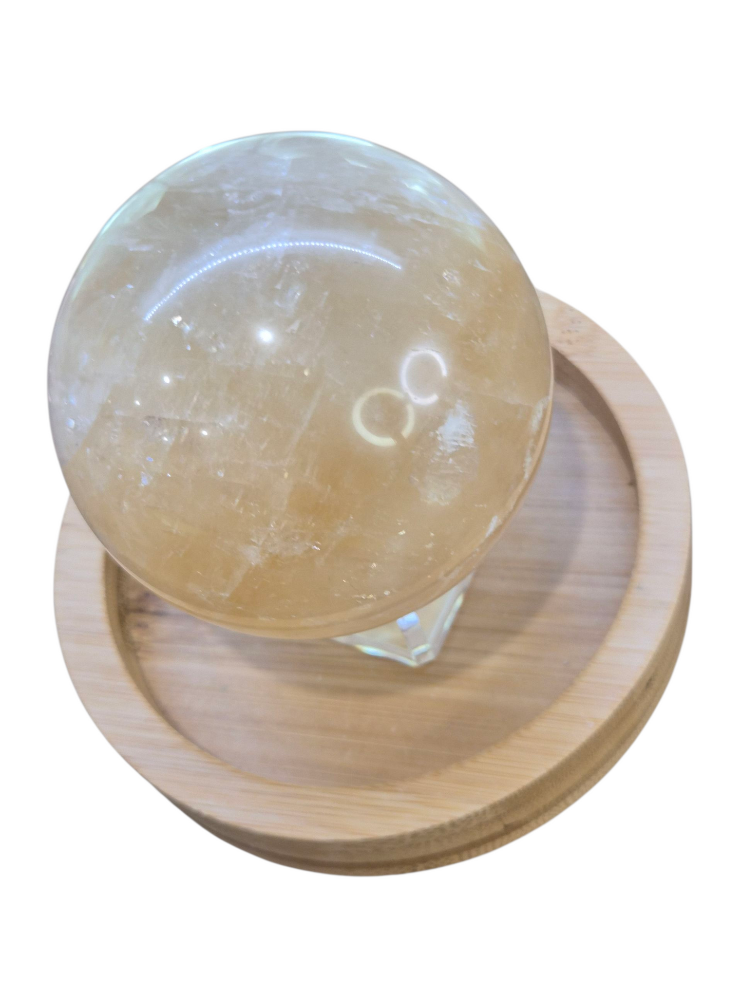 Honey Calcite Sphere 766
