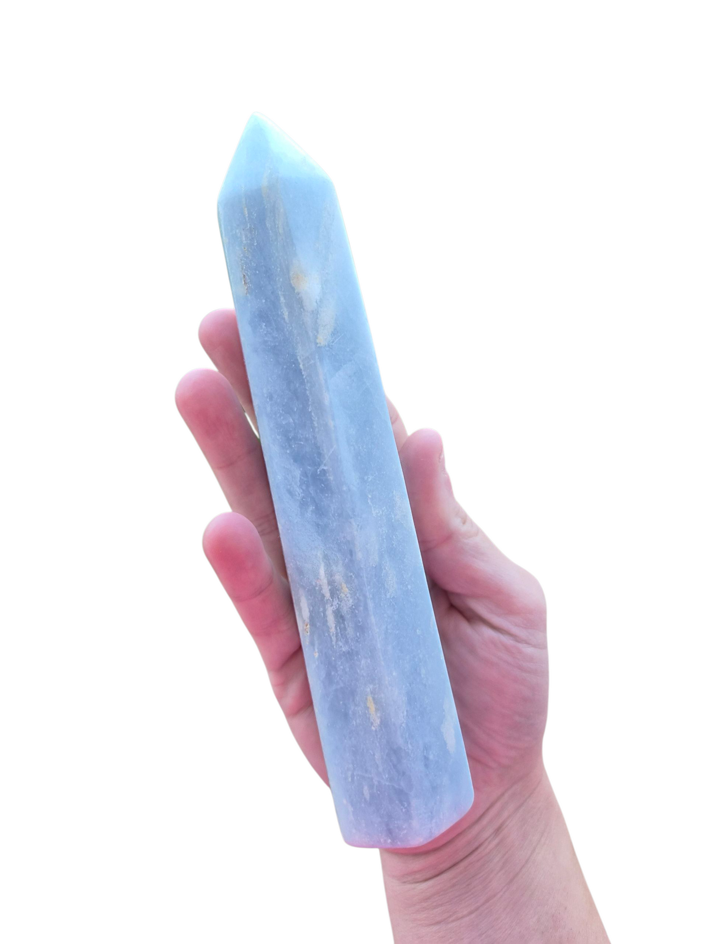 Blue Calcite Tower 393