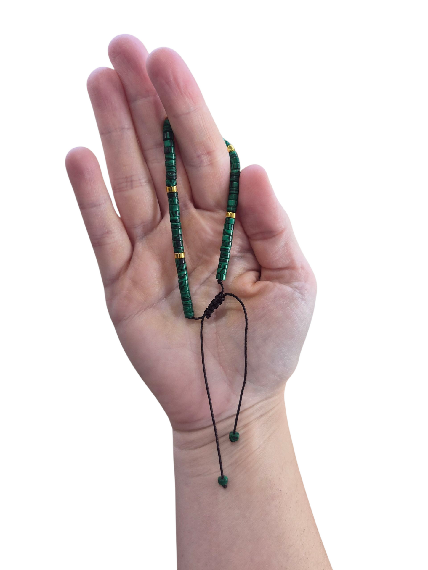Malachite Cord Bracelet