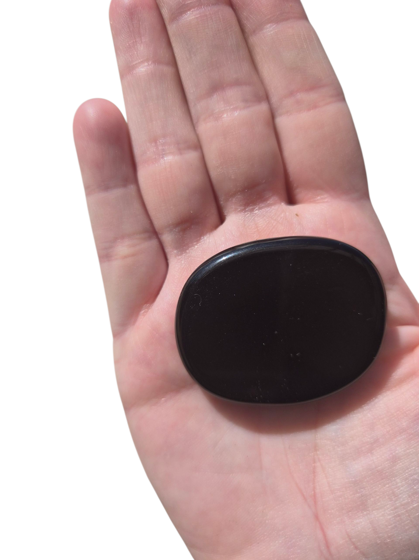 Black Obsidian Flatstone