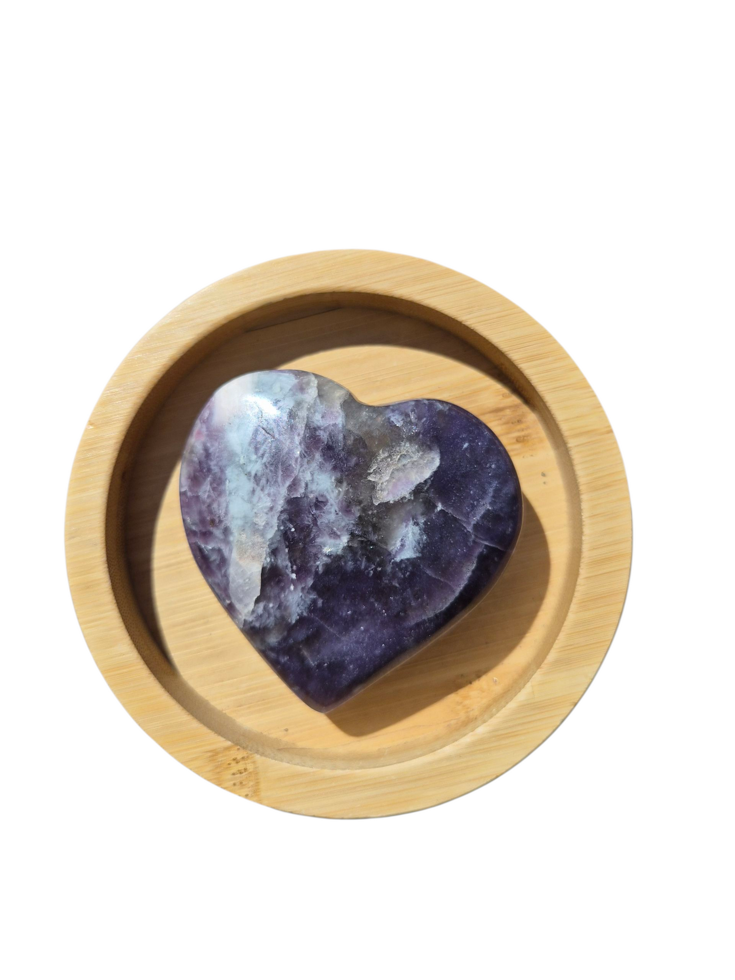 Lepidolite Heart 220
