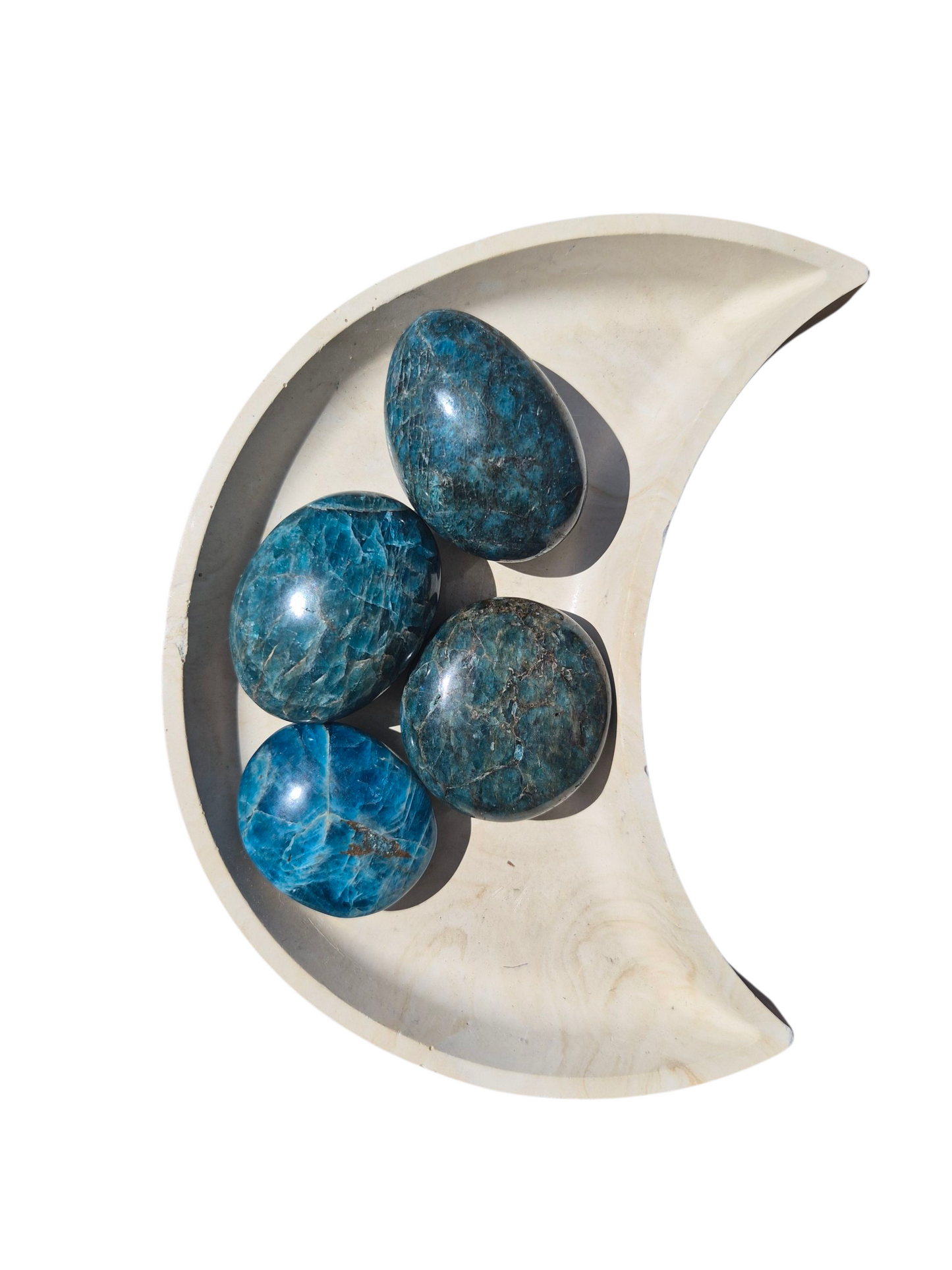 Blue Apatite Palmstone
